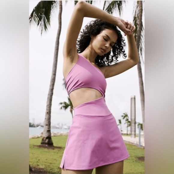 New Free People Movement Transcend Limits Skortsie Golf Tennis Pickleball Large - Picture 1 of 11